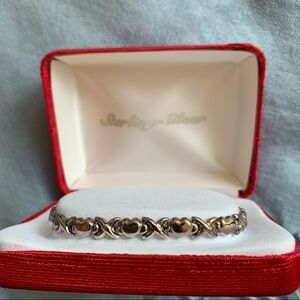 925 Sterling silver bracelet hearts minimalist classic